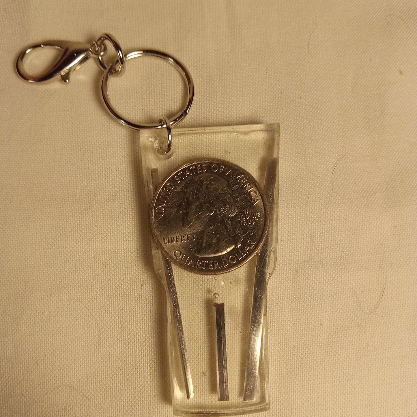 Coin Resin Keychains