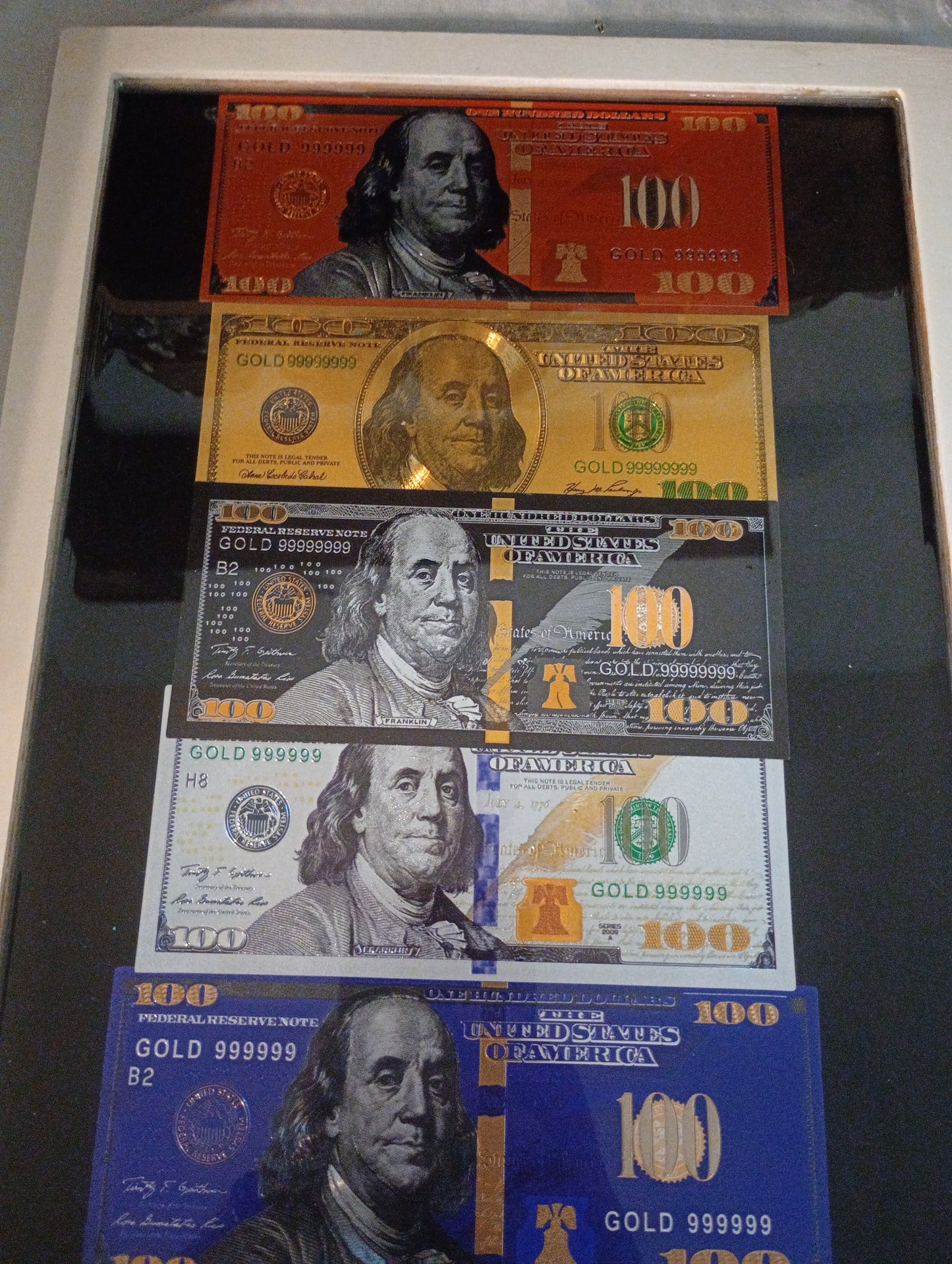 Dollar Bill Art Frames