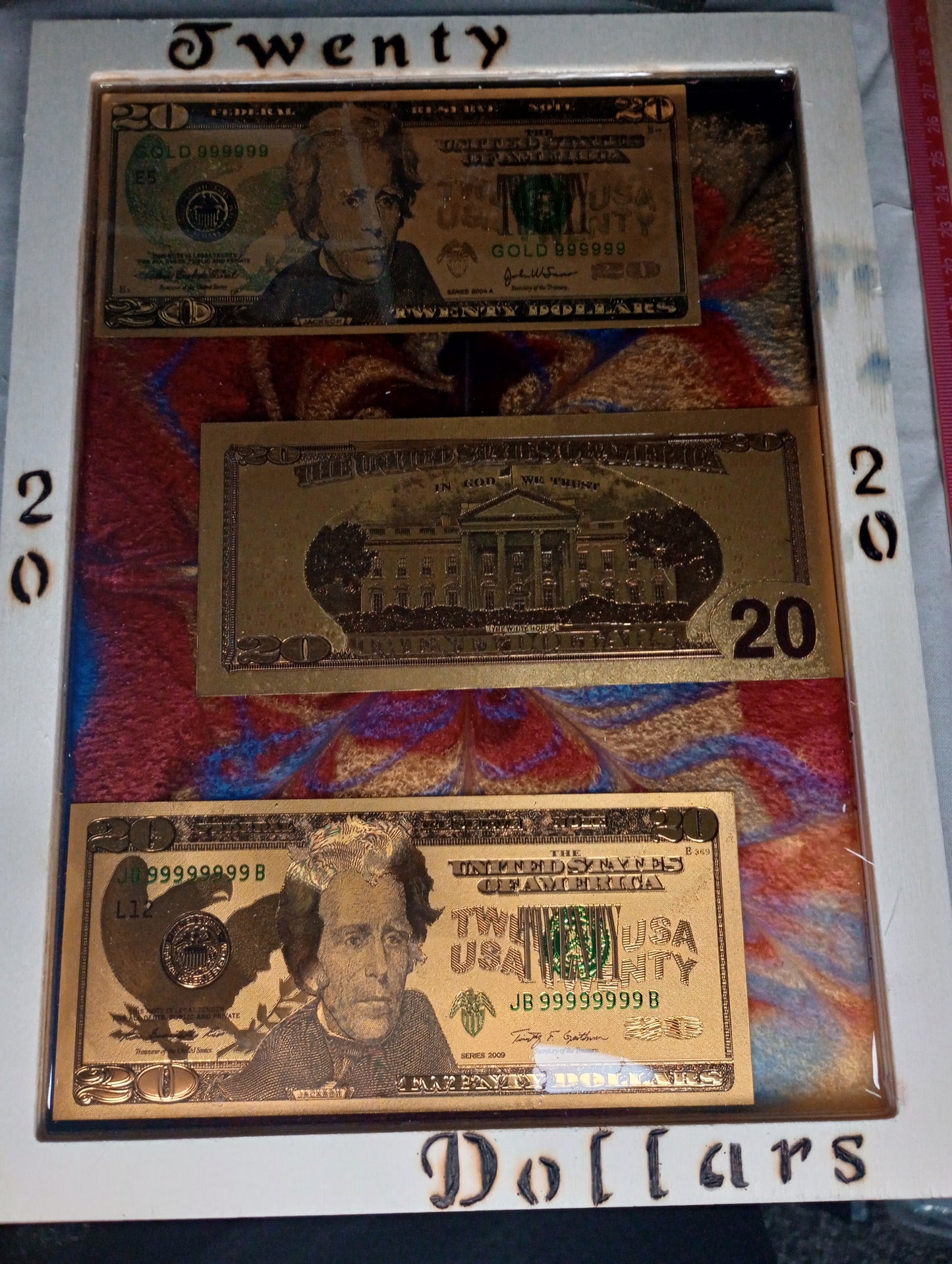 Dollar Bill Art Frames