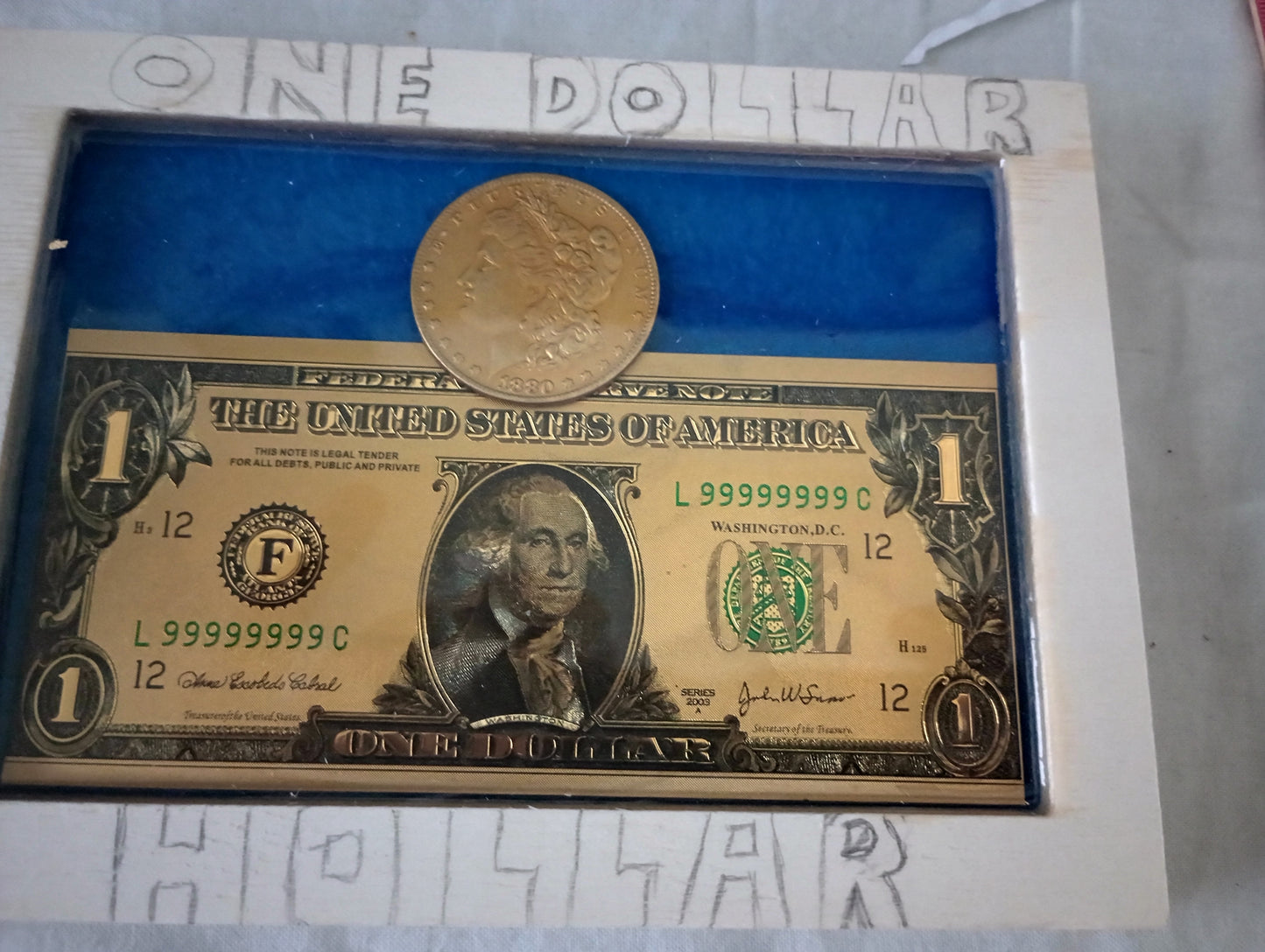 Dollar Bill Art Frames