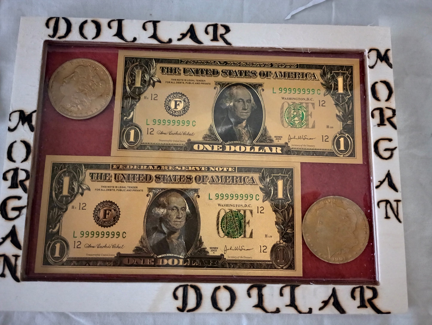 Dollar Bill Art Frames