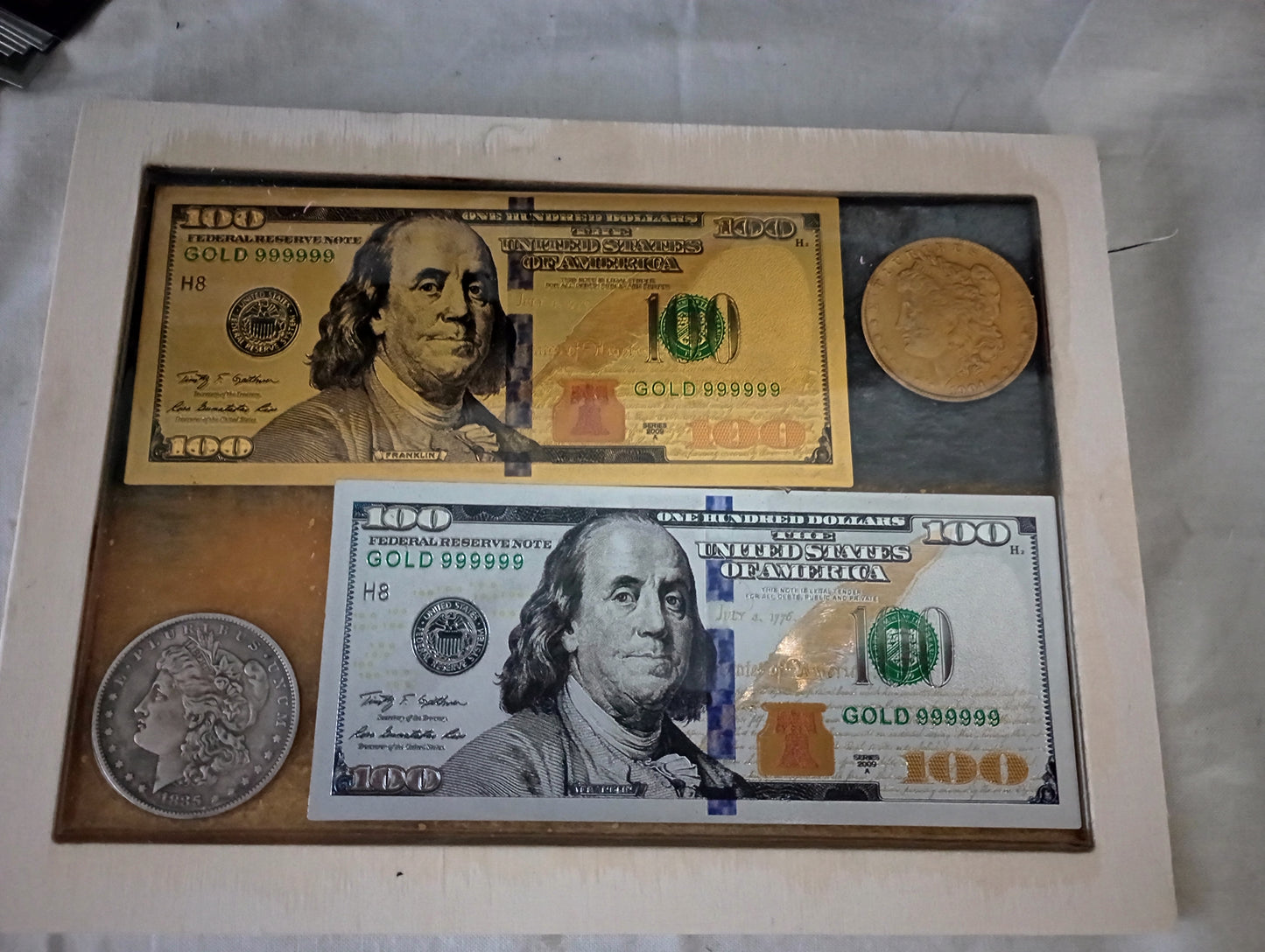 Dollar Bill Art Frames