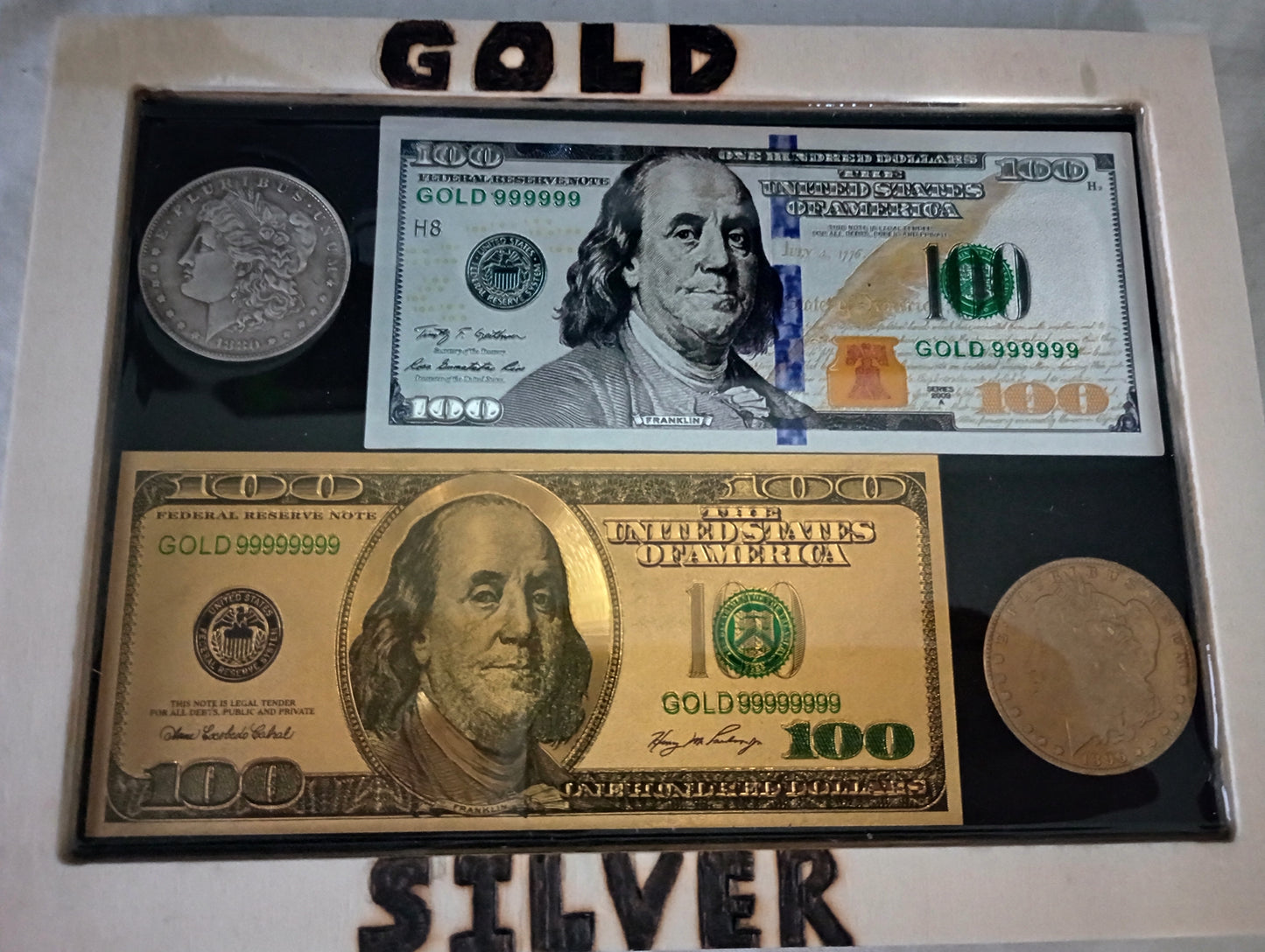 Dollar Bill Art Frames