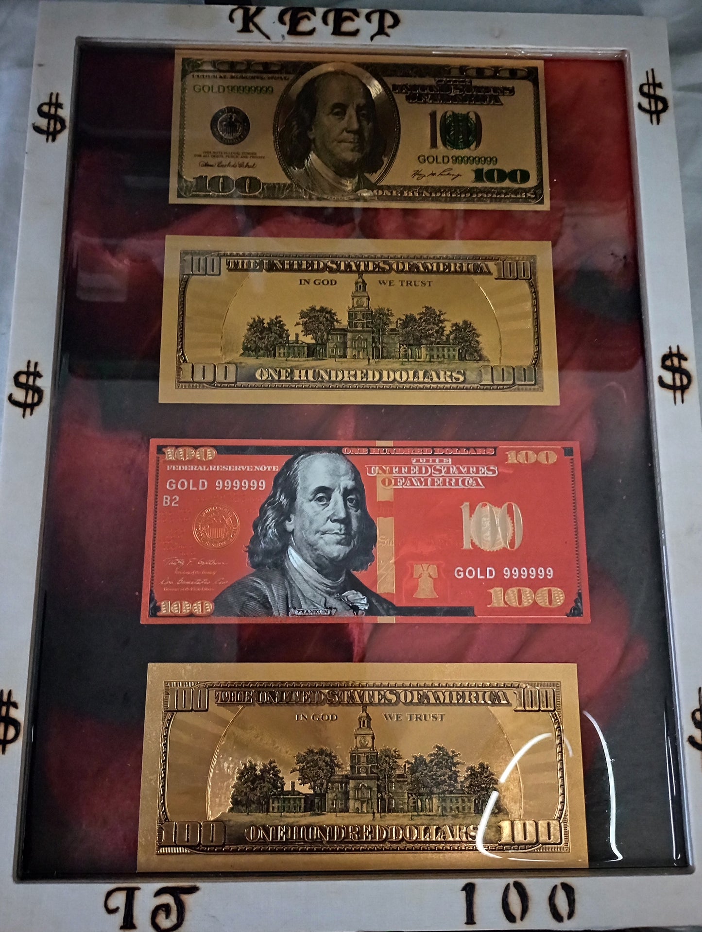 Dollar Bill Art Frames