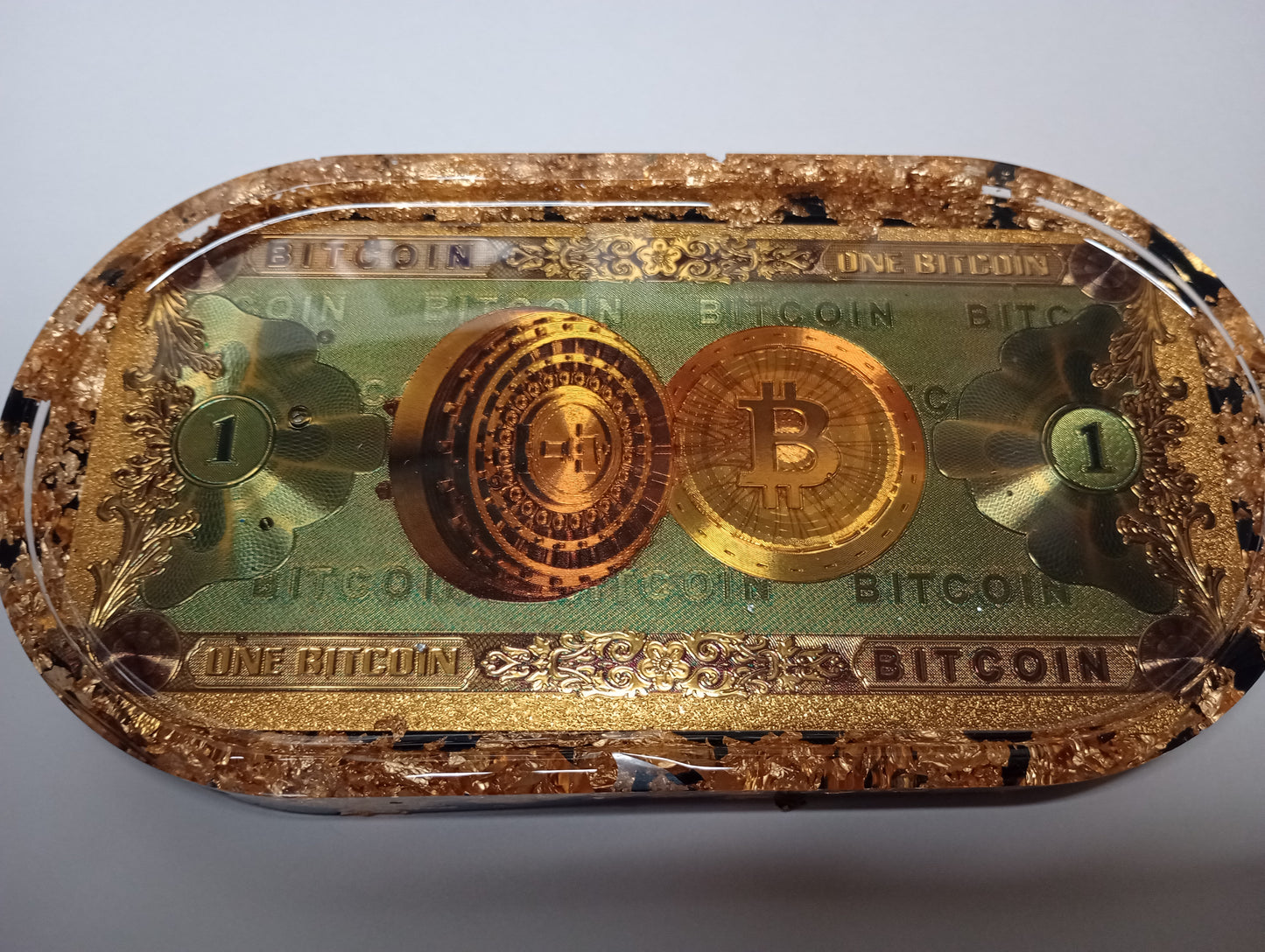 Foil dollar bill trays