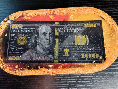 Foil dollar bill trays