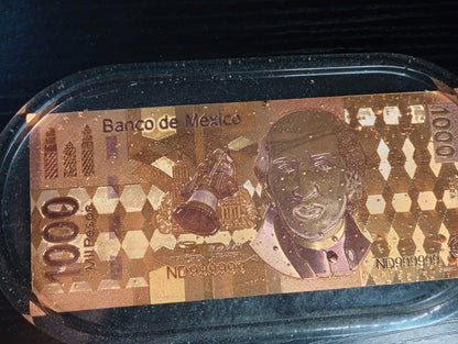 Foil dollar bill trays