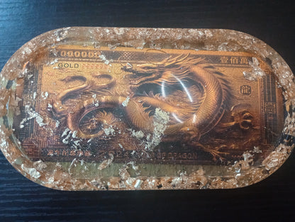 Foil dollar bill trays
