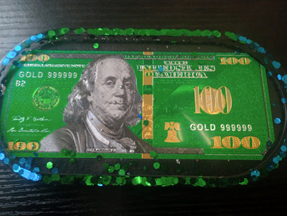Foil dollar bill trays