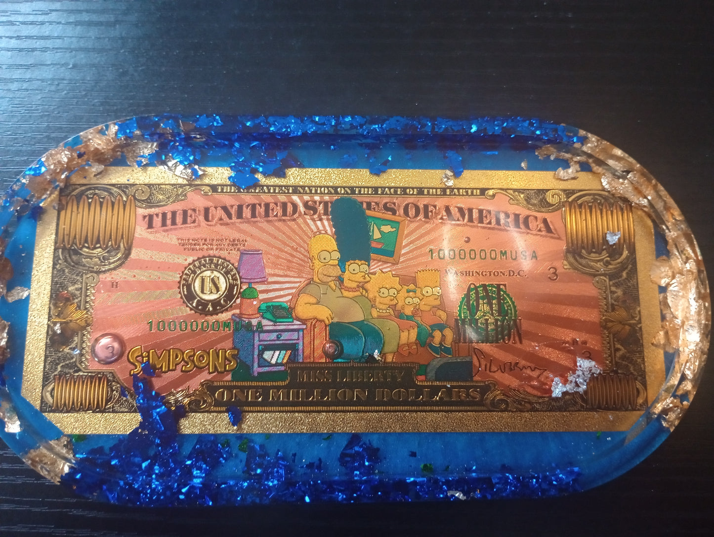 Foil dollar bill trays