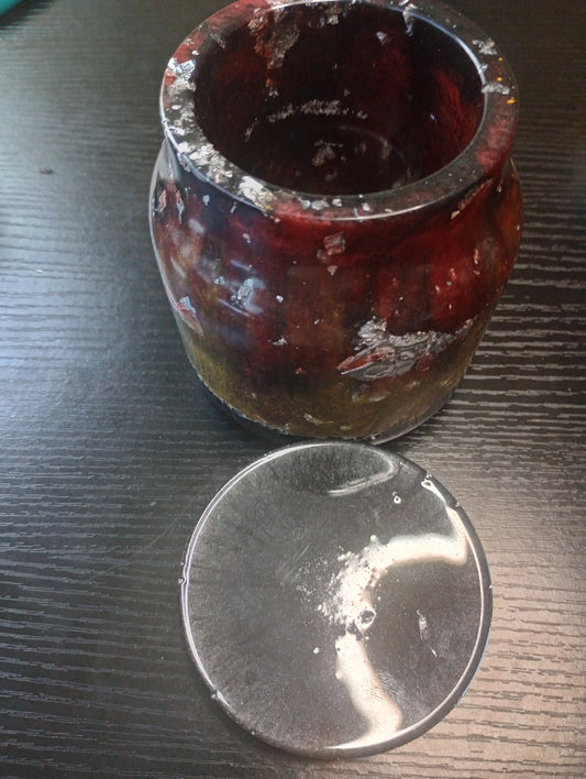 Resin Decor storage jars for jewelry or coins