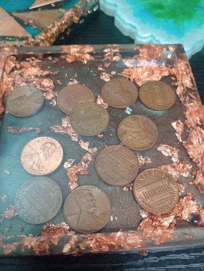 Resin Coin Single themed coasters