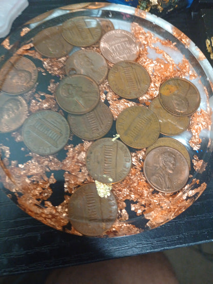 Resin Coin Single themed coasters