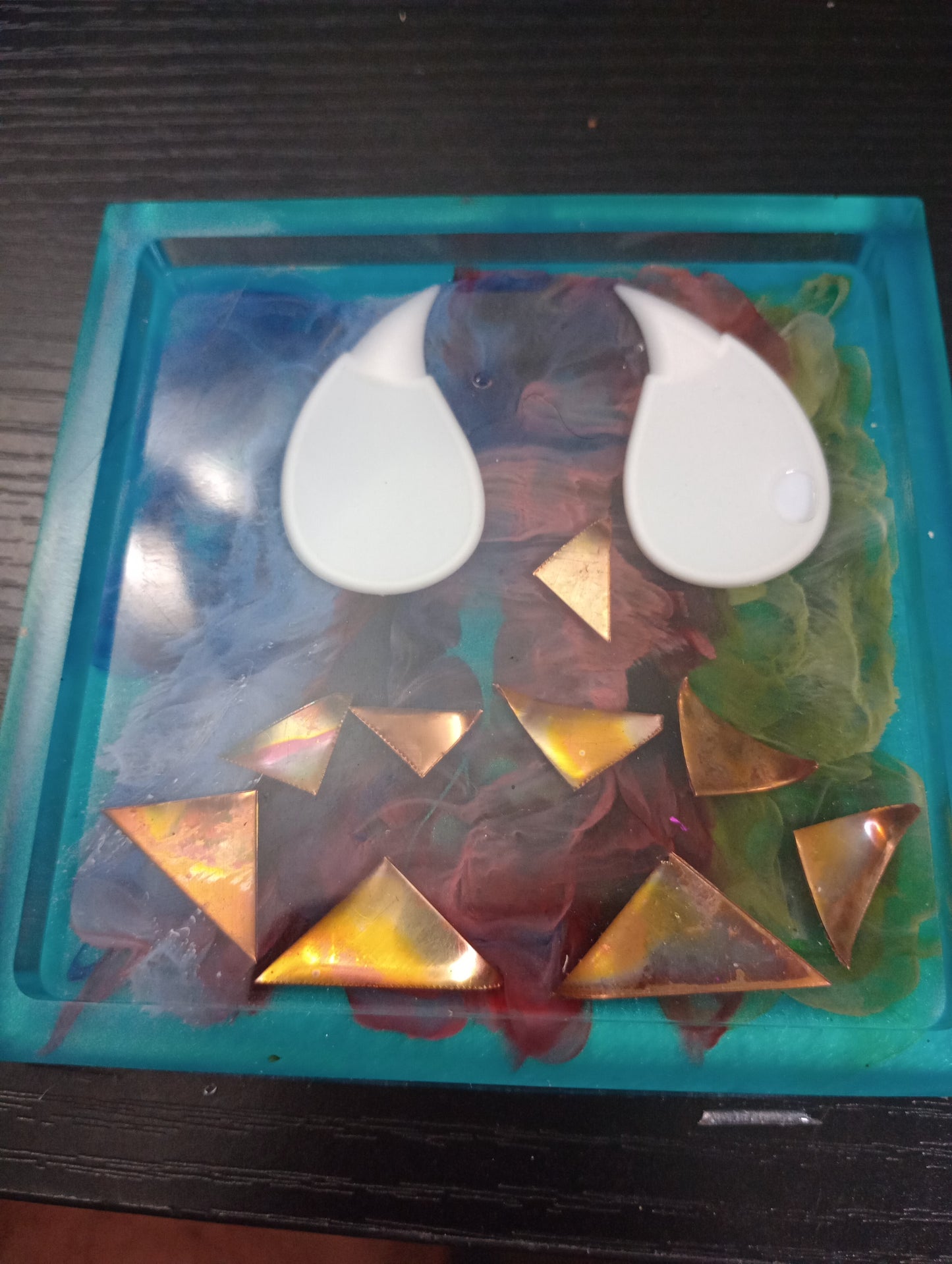 Resin Coin Single themed coasters