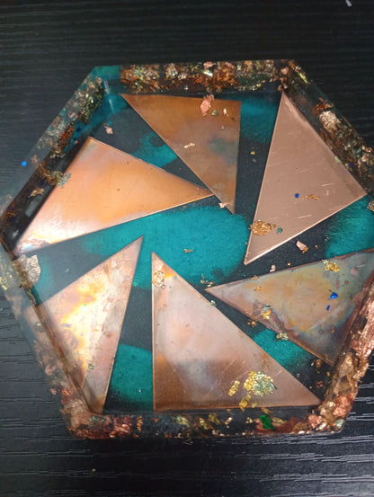 Resin Coin Single themed coasters