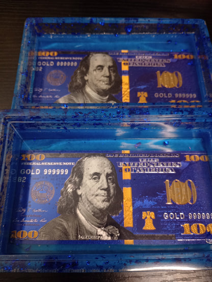 Resin stackable coin box