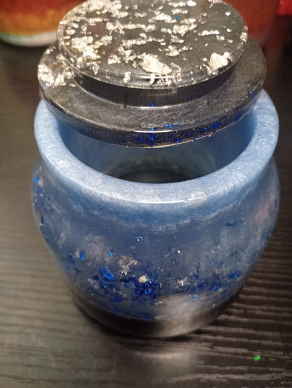 Resin Decor storage jars for jewelry or coins