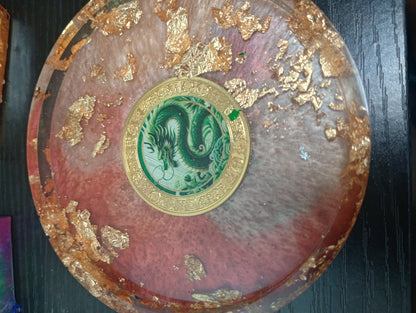 Resin Coin Single themed coasters