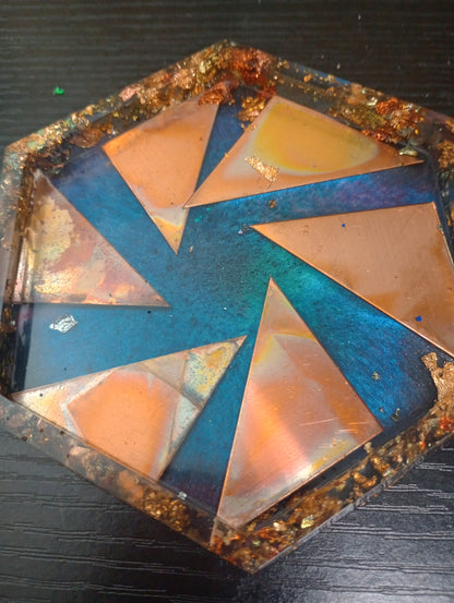 Resin Coin Single themed coasters