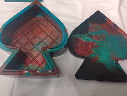 Spade Resin Box/storage container