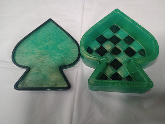 Spade Resin Box/storage container