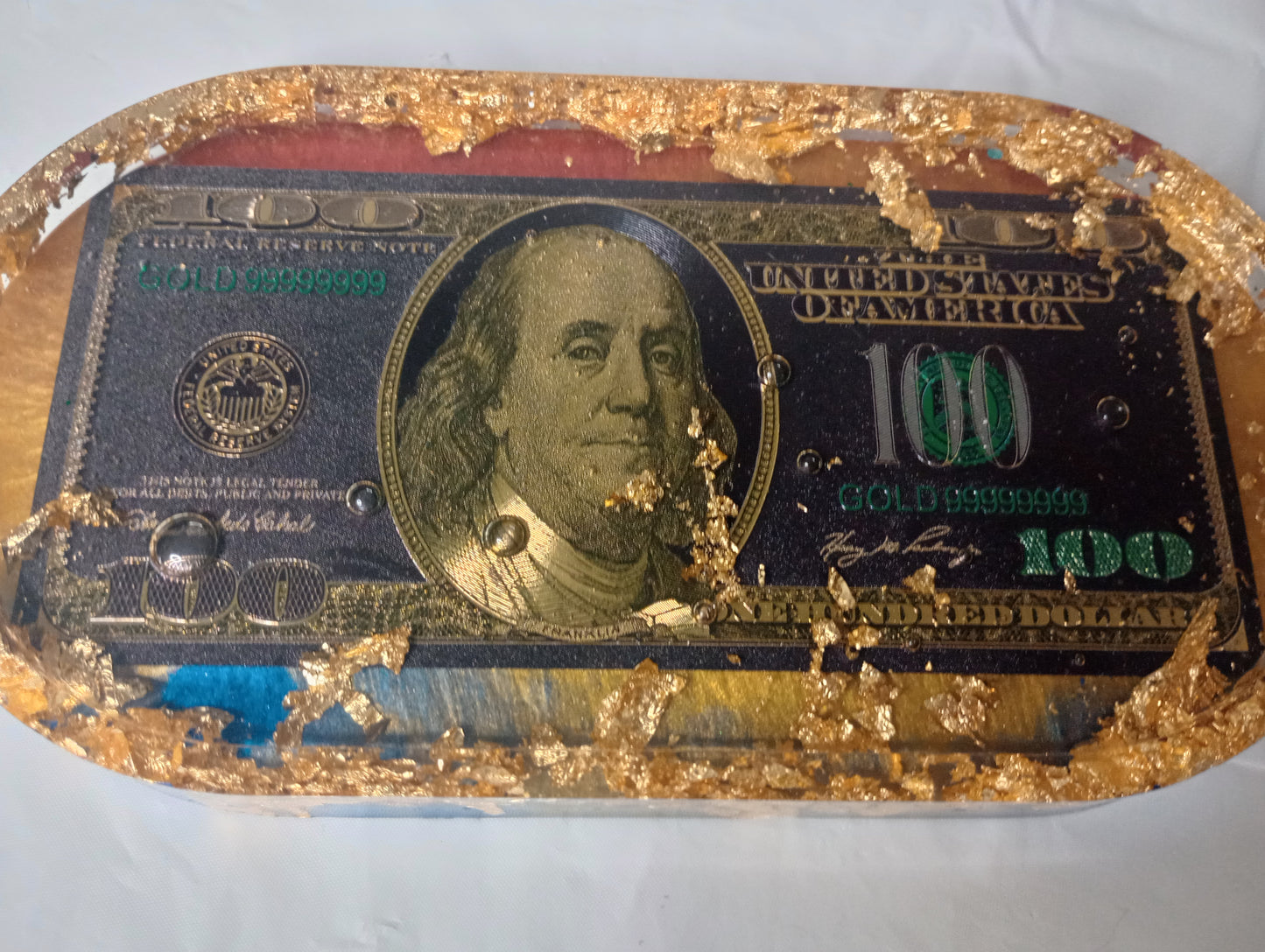 Foil dollar bill trays