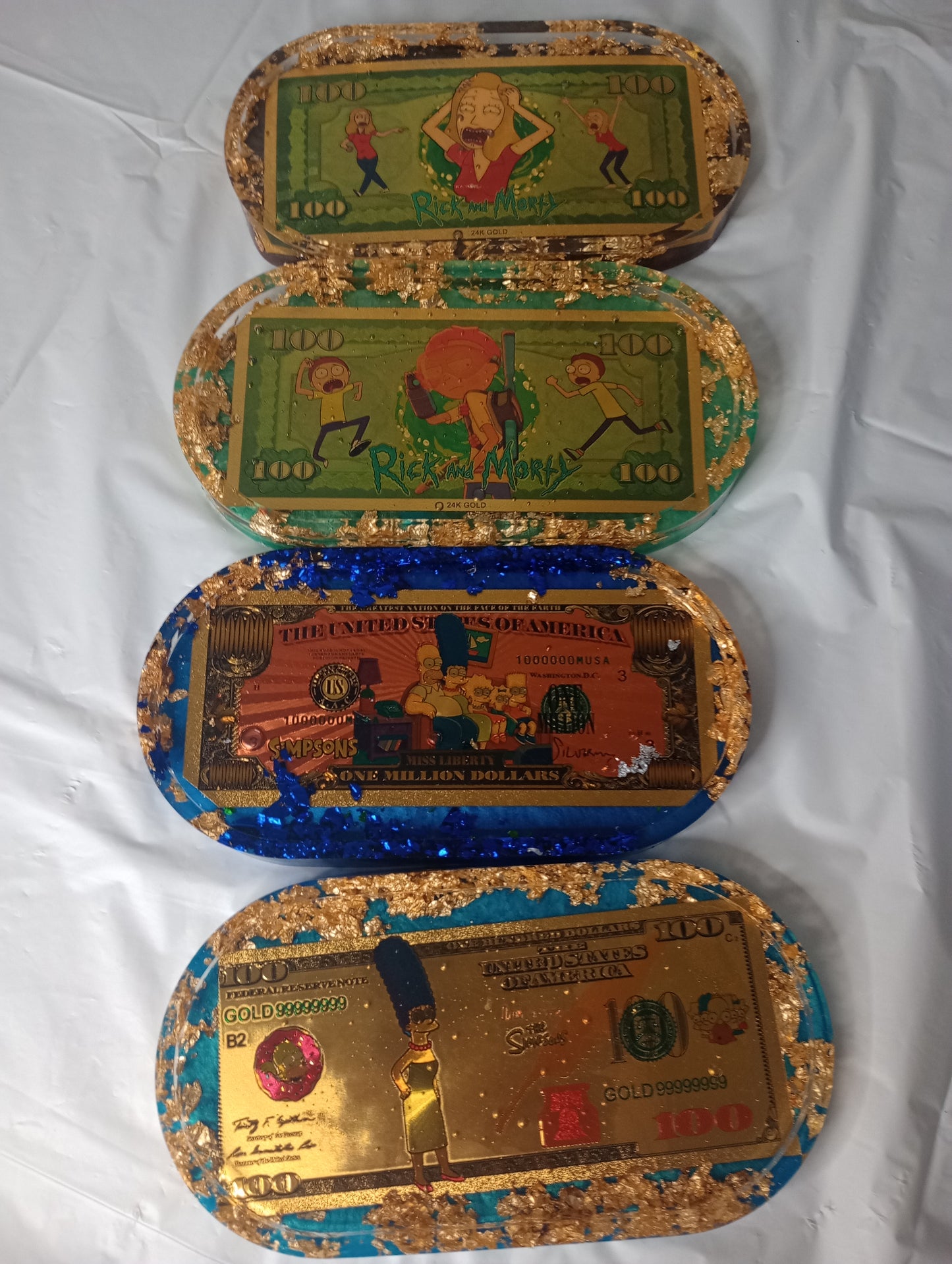 Specialty Bill Trays- Dragons, Coins, Freedom, Special characters