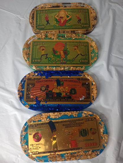 Specialty Bill Trays- Dragons, Coins, Freedom, Special characters