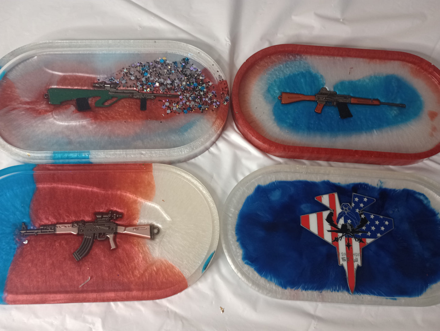 Specialty Bill Trays- Dragons, Coins, Freedom, Special characters