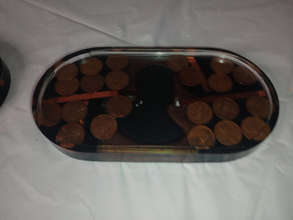 Coin Silhouette- trays and coffins