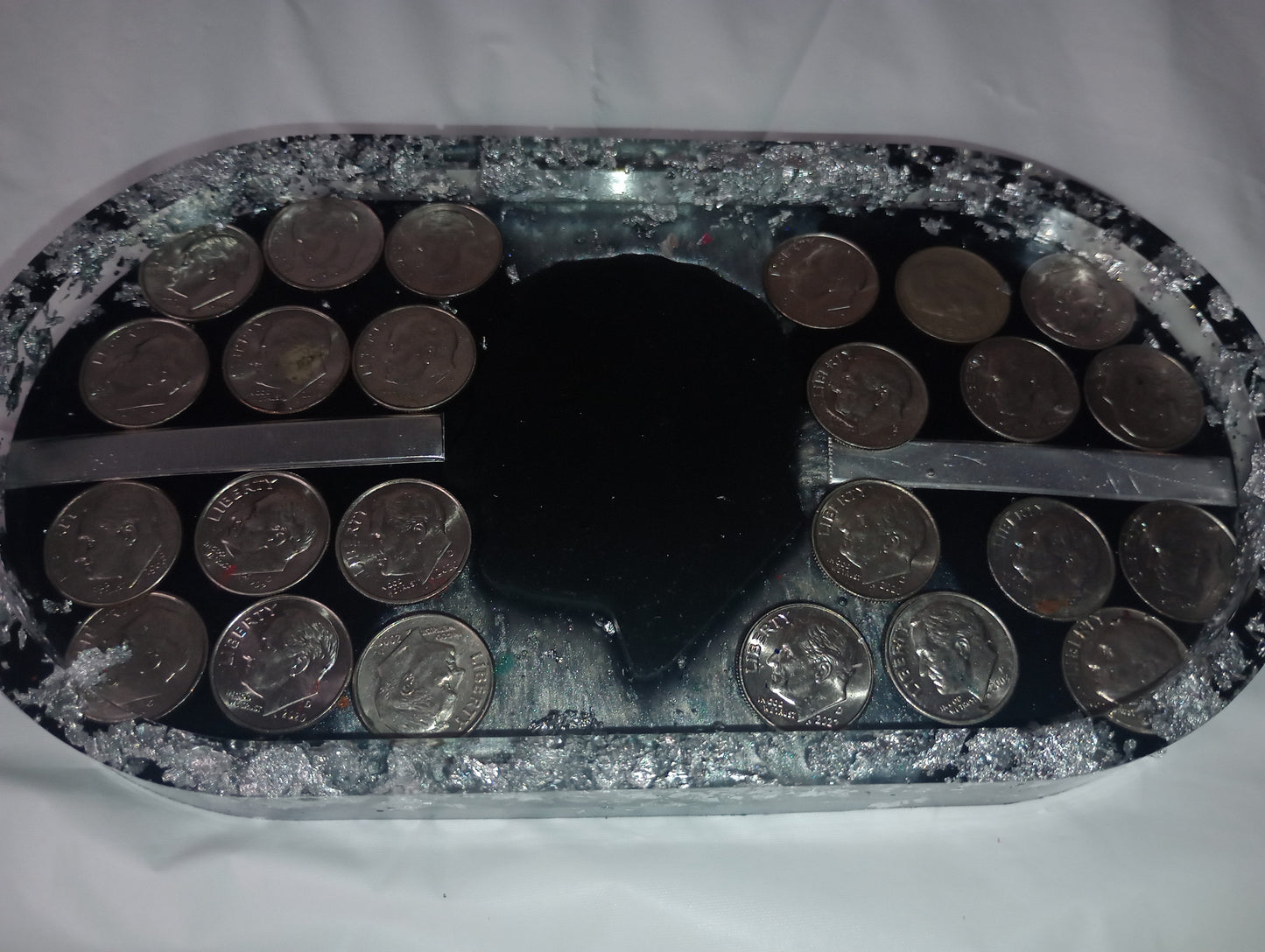 Coin Silhouette- trays and coffins