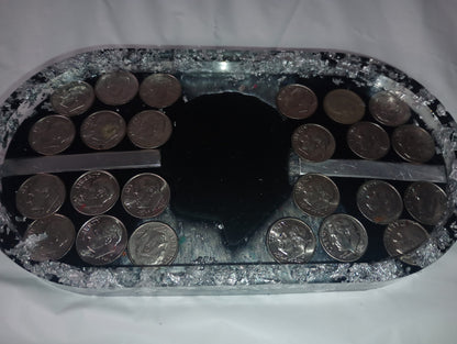 Coin Silhouette- trays and coffins