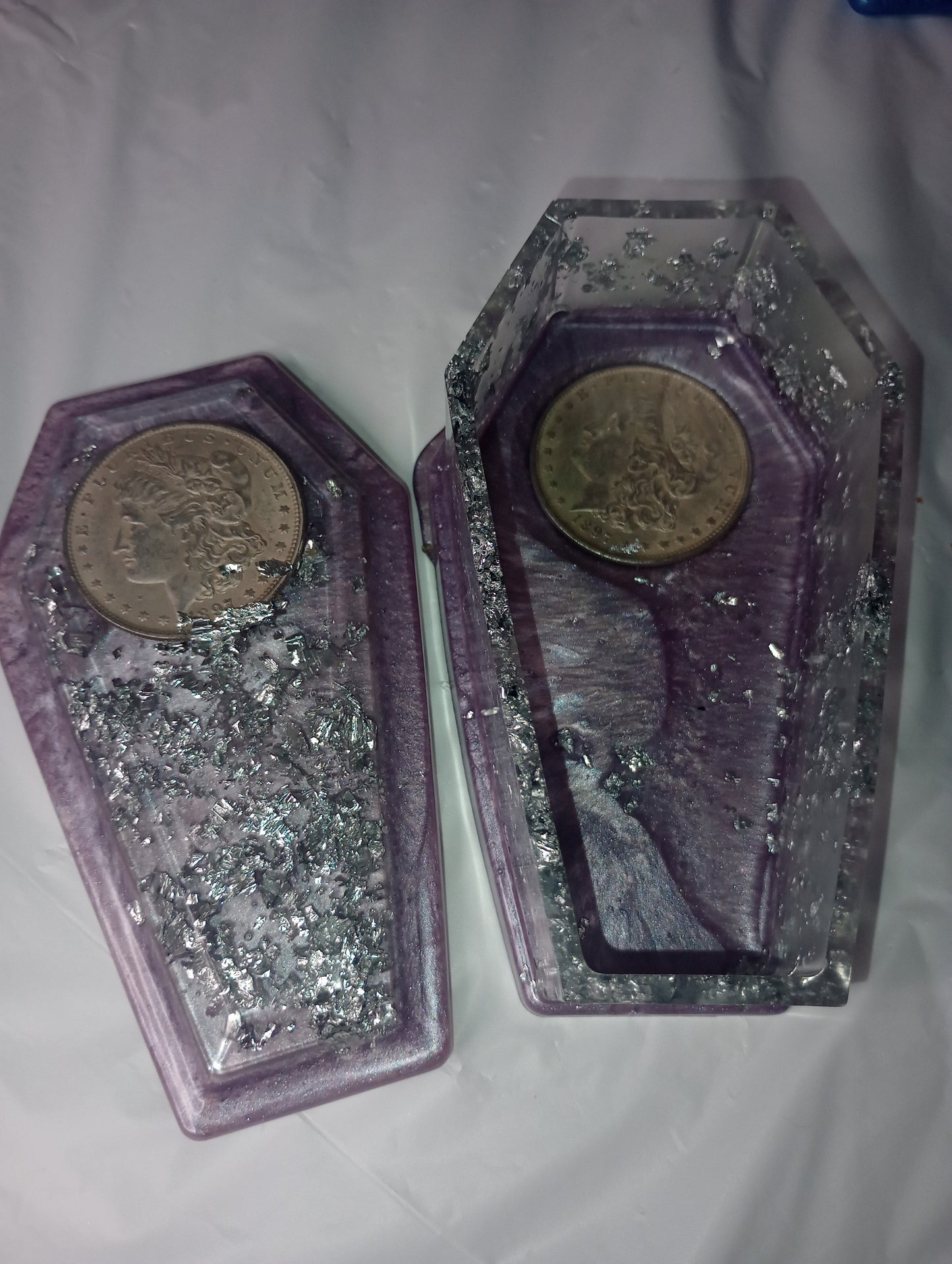 Morgan Resin Coffin Storage Container Collectible
