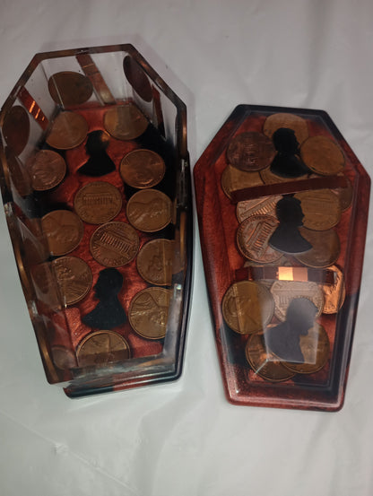 Coin Silhouette- trays and coffins