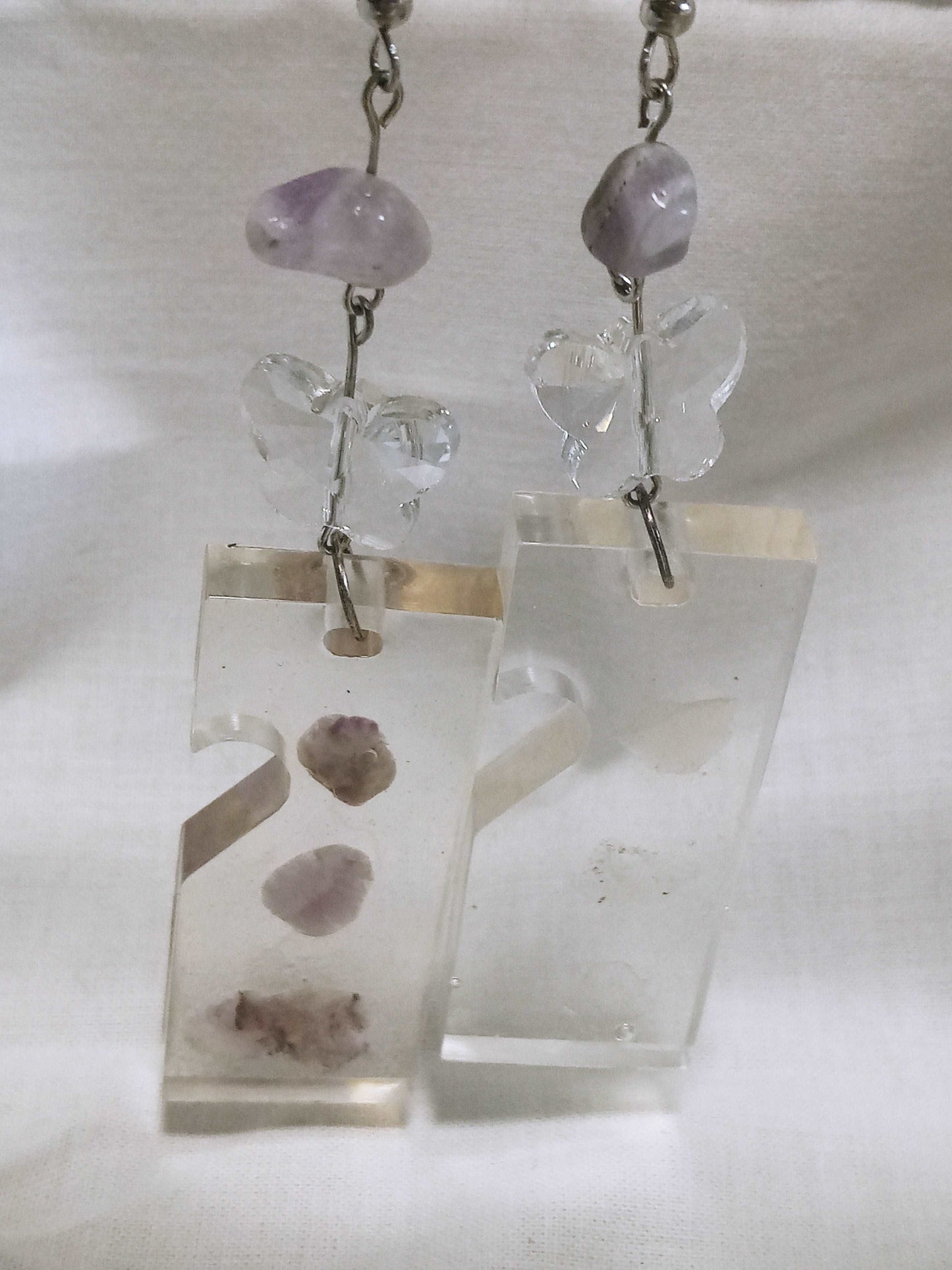 Resin Hanging Earrings