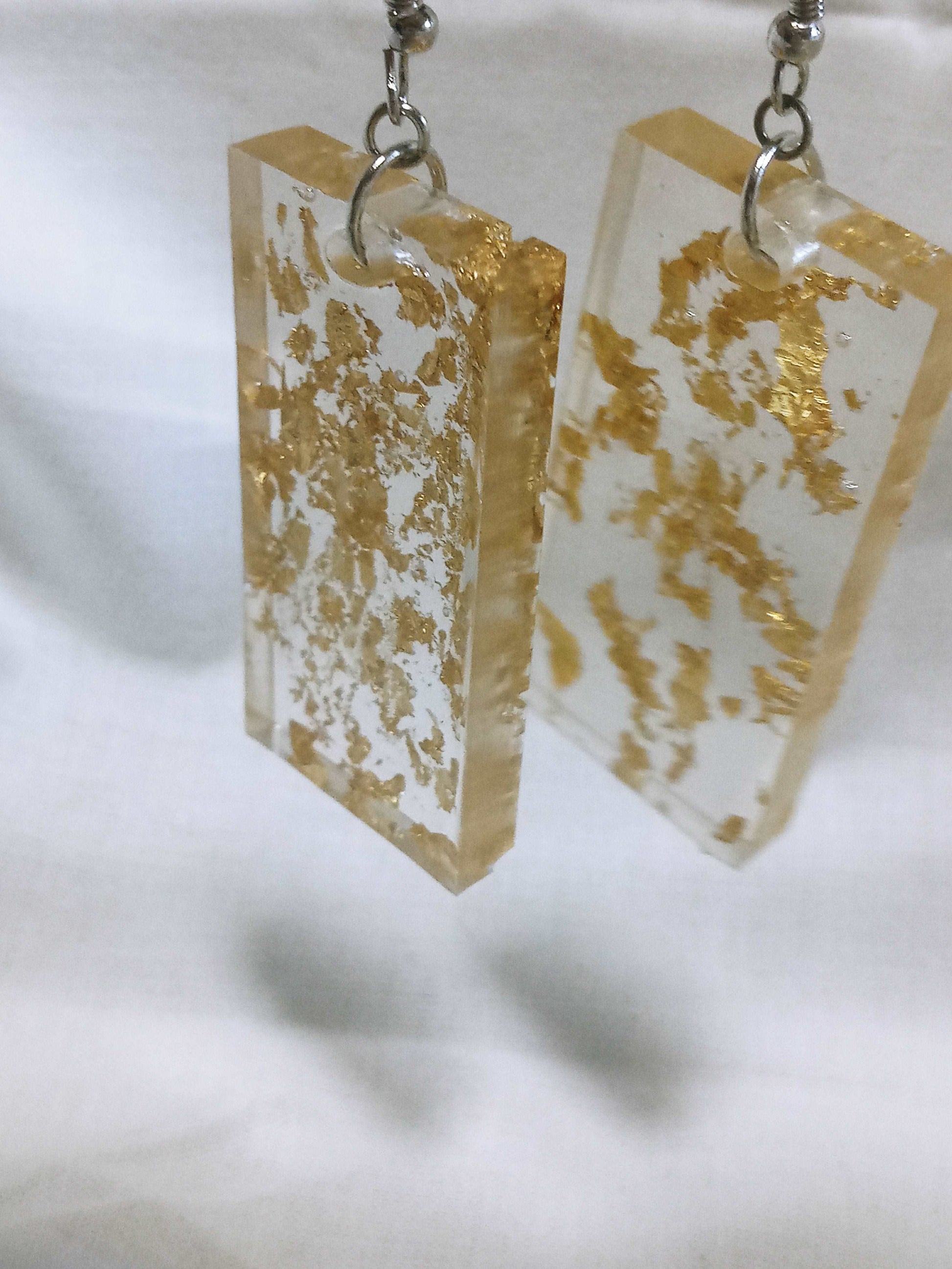 Resin Hanging Earrings