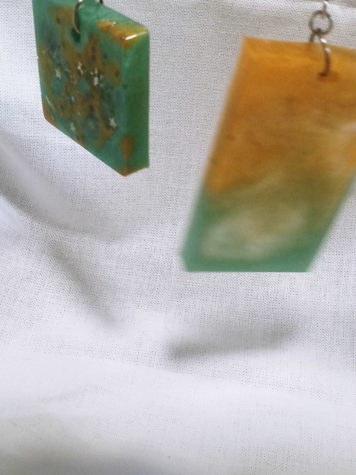 Resin Hanging Earrings