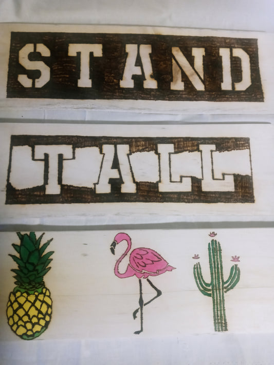 Stand Tall Decorative Plaque