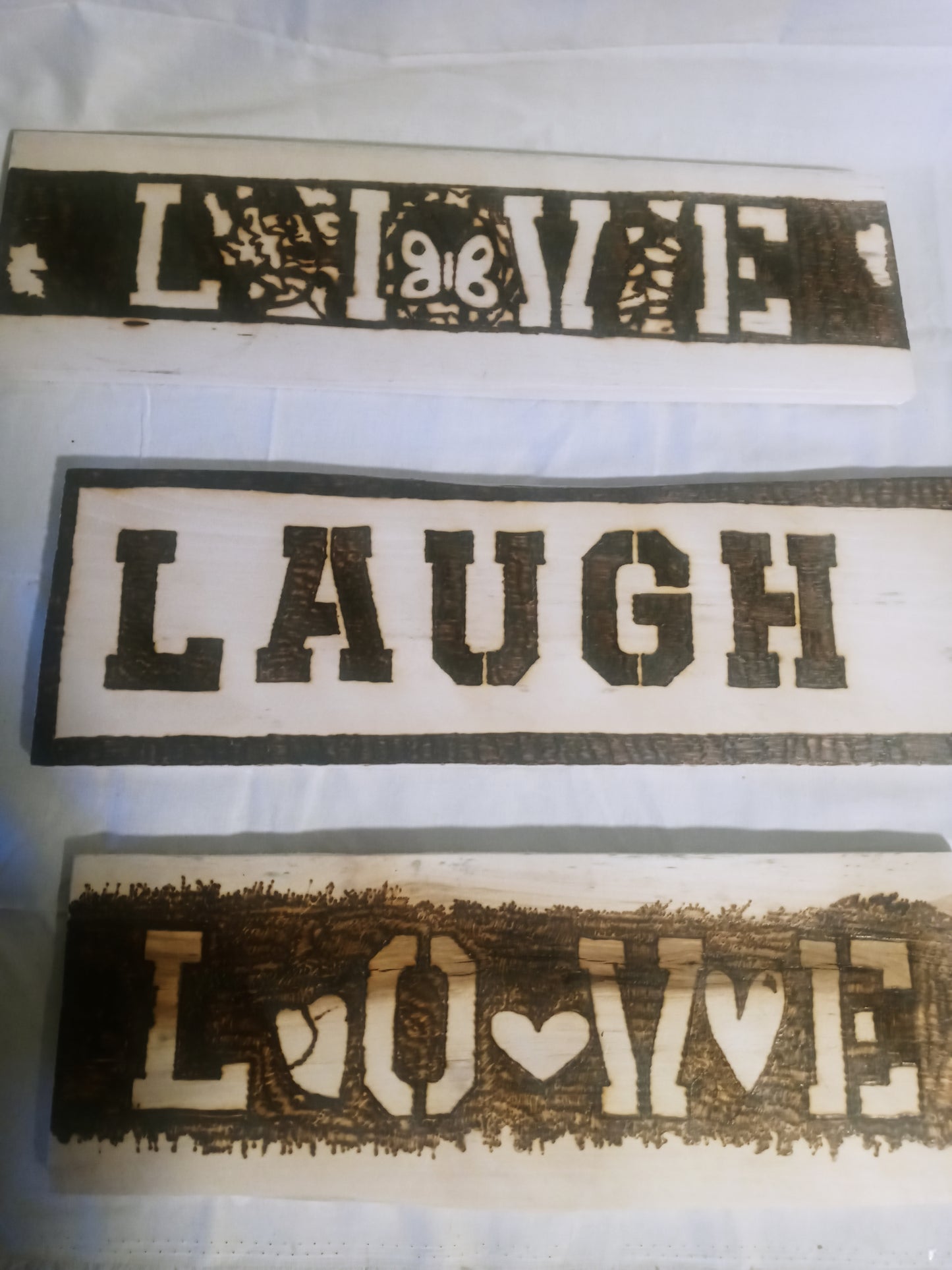 Live, Laugh, Love Decorative Plaque