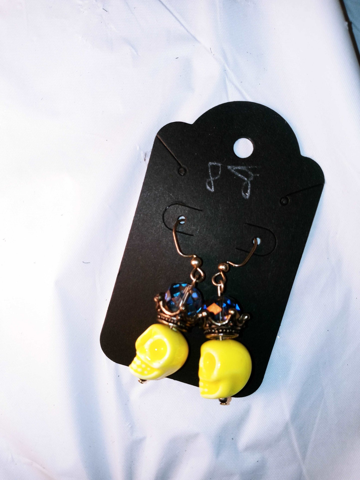 Bead Skull Earrings.